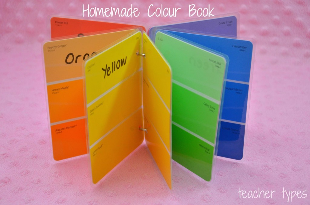 Colour book; teacher types; adelady