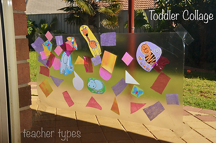Sticky Collage; teacher types; adelady