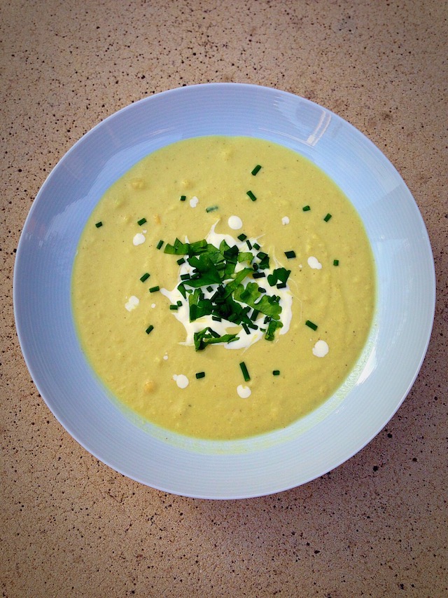 curried cauliflower soup; adelady