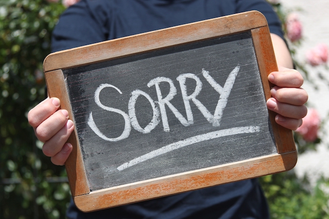 6 things to stop apologising for