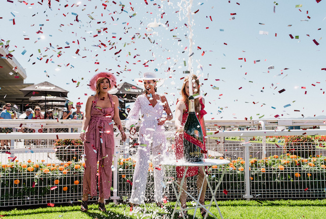 WIN a double pass for the Champagne Lawns Package at Oaks Day PLUS makeup with your bestie at Media Makeup!