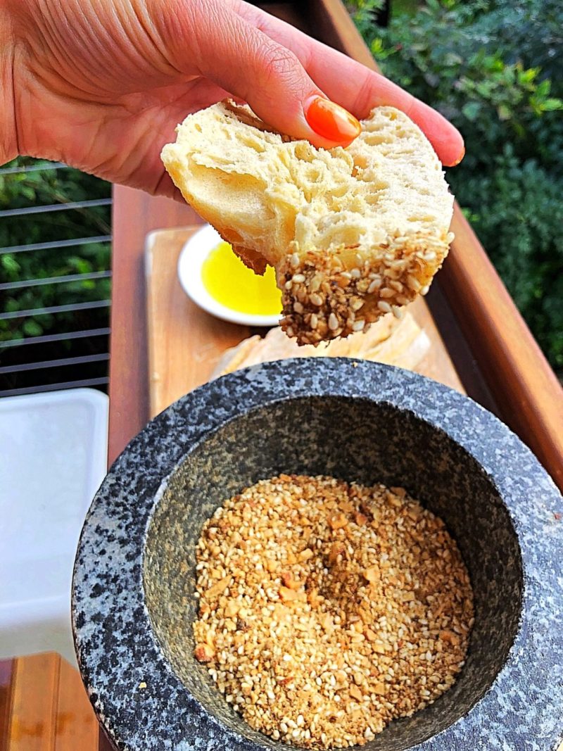 Dukkah With Sour Dough And Olive Oil