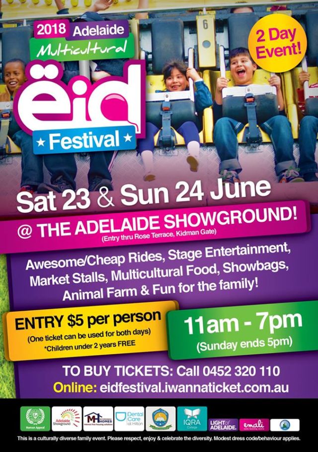 Adelaide Multicultural Eid Festival 2018 Adelady