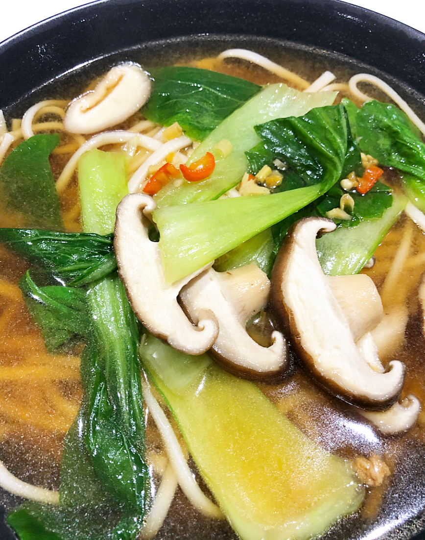 Recipe :: warm and healthy miso udon noodle soup | ADELADY
