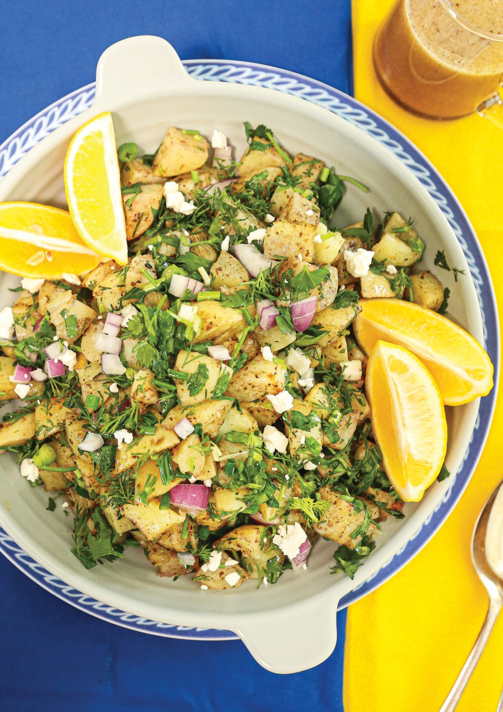 Recipe :: Mediterranean potato salad