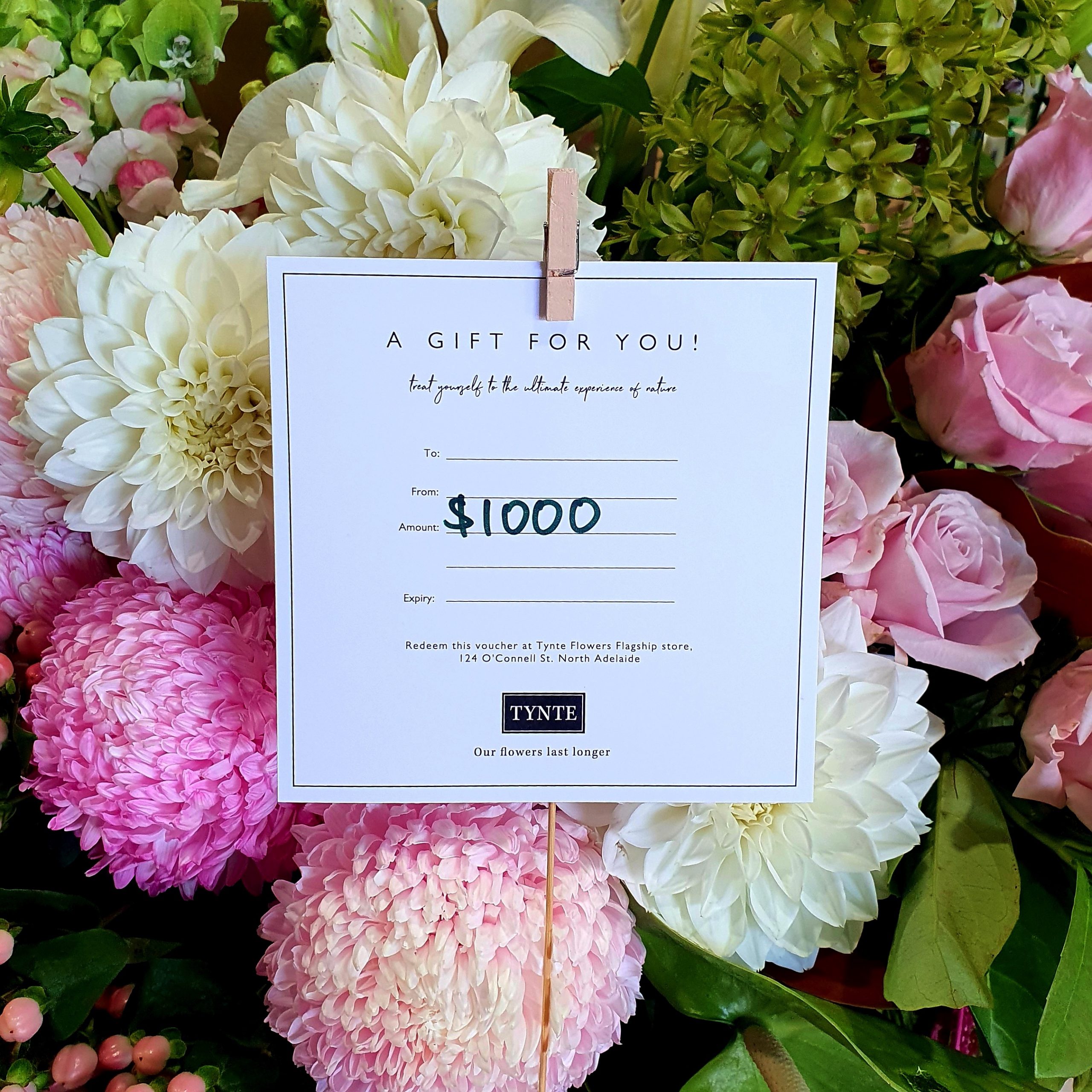 WIN $1,000 to spend on beautiful blooms at Tynte Flowers