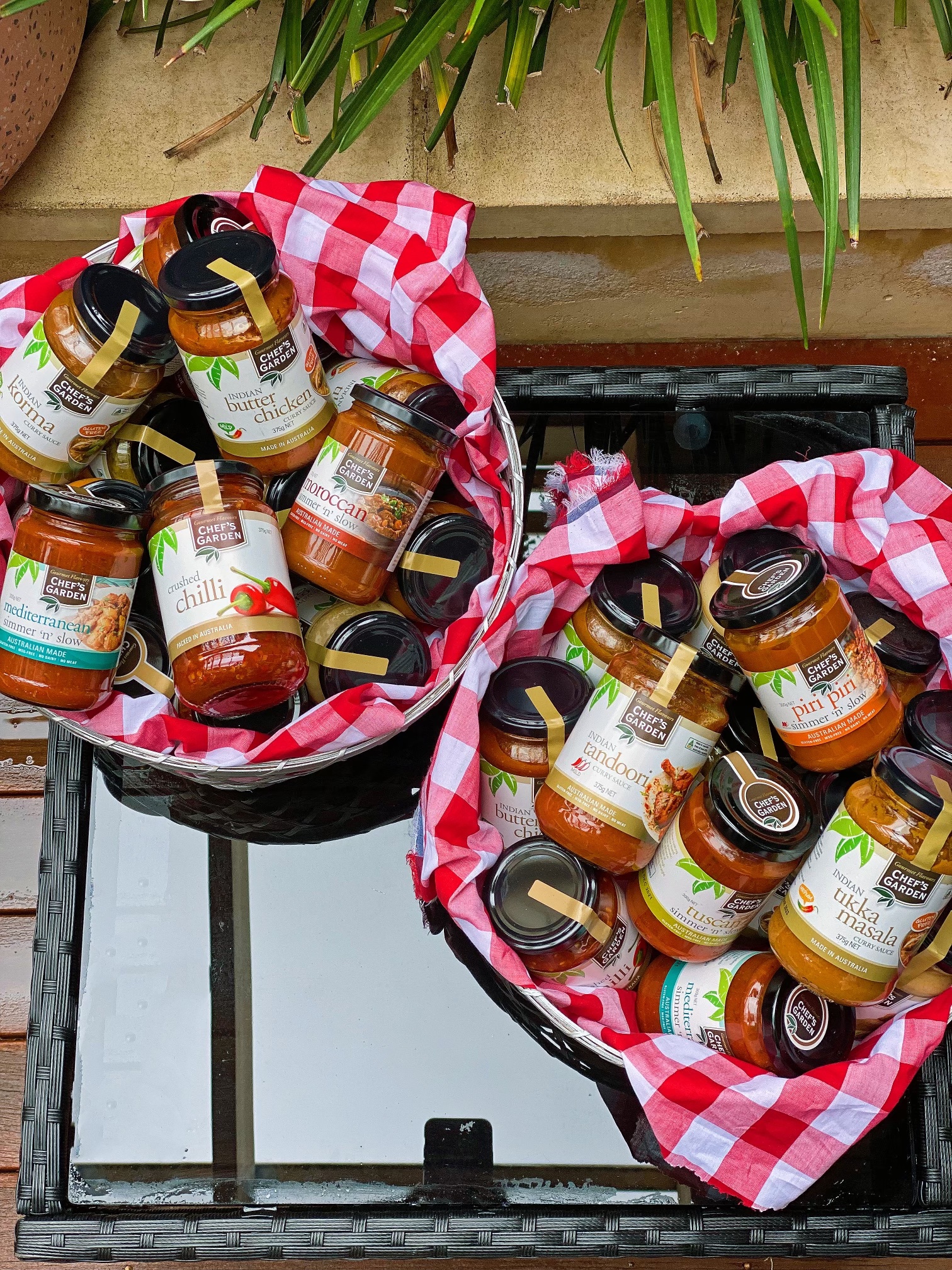 WIN two beautiful hampers filled with Simmer ‘n’ Slow Cooking Sauces and Indian Curry Sauces from Chef’s Garden
