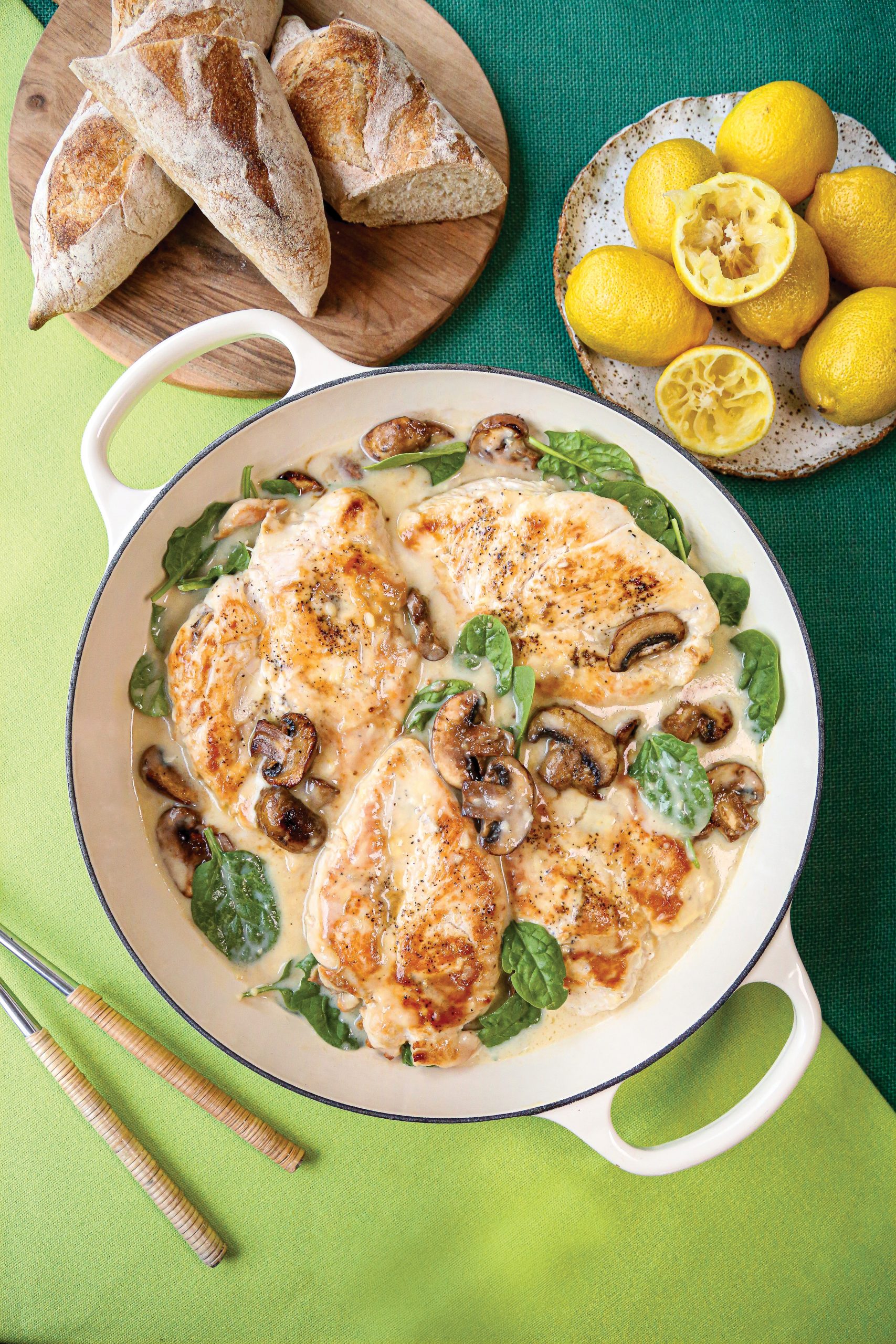 Recipe :: Chicken Florentine