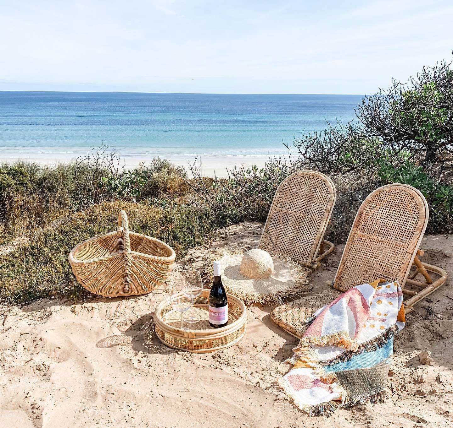 WIN an Isla Rattan Beach Chair from Koko Collective for you and your bestie!