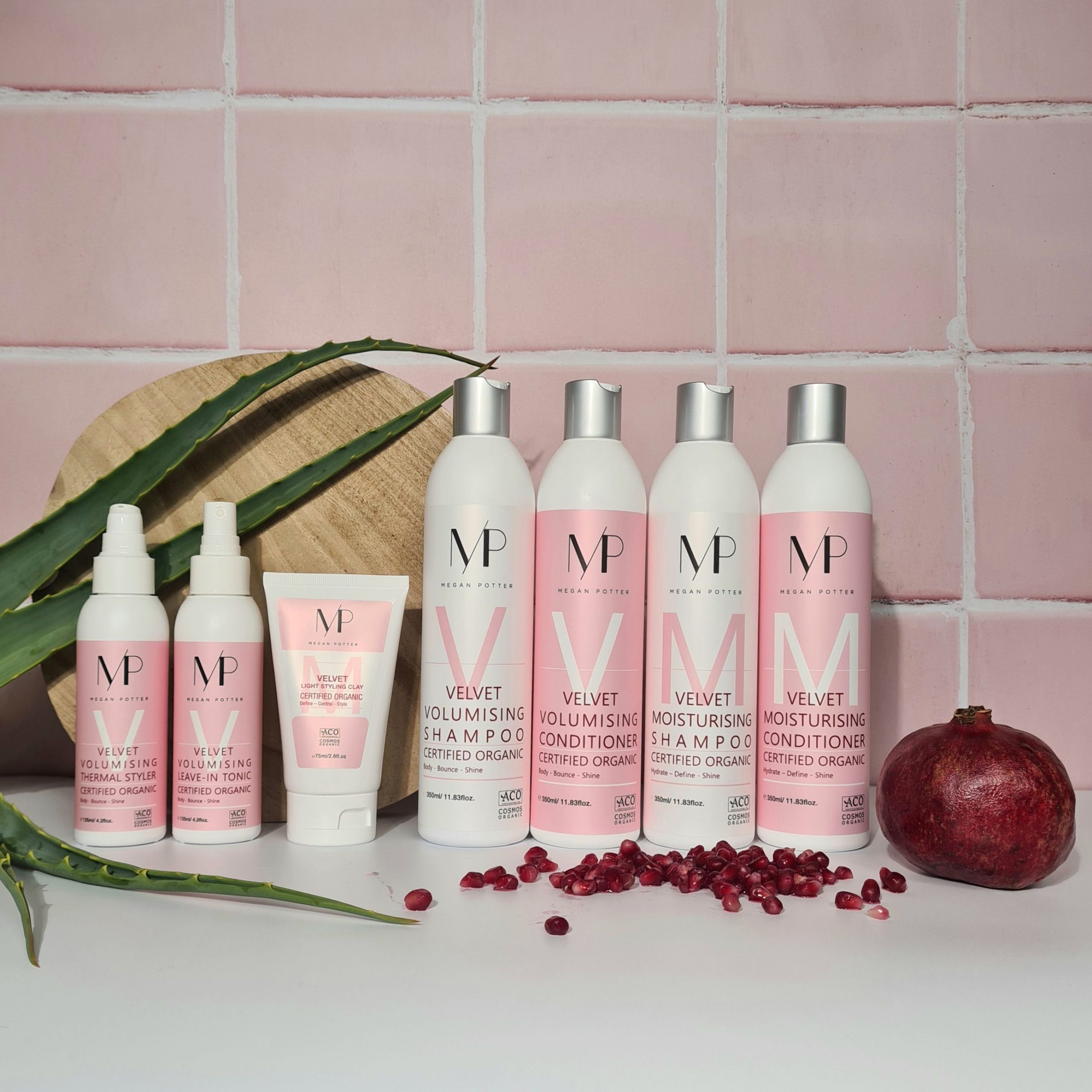 WIN all of the products in the brand new Megan Potter certified organic Velvet Collection hair care range