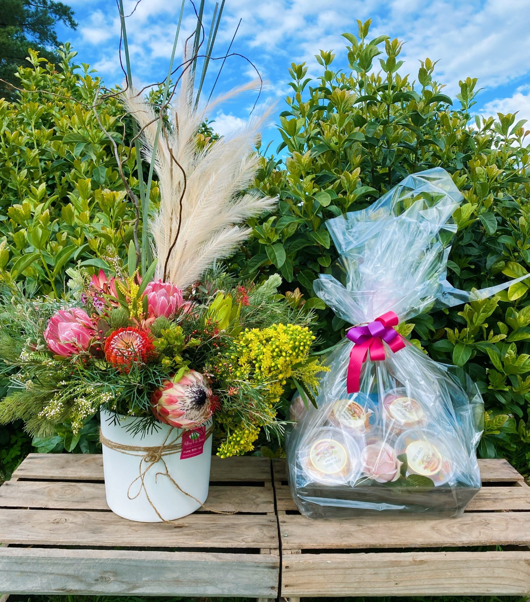 WIN a bouquet of flowers and a hamper from Hilltop Fresh Flowers for you and your bestie!
