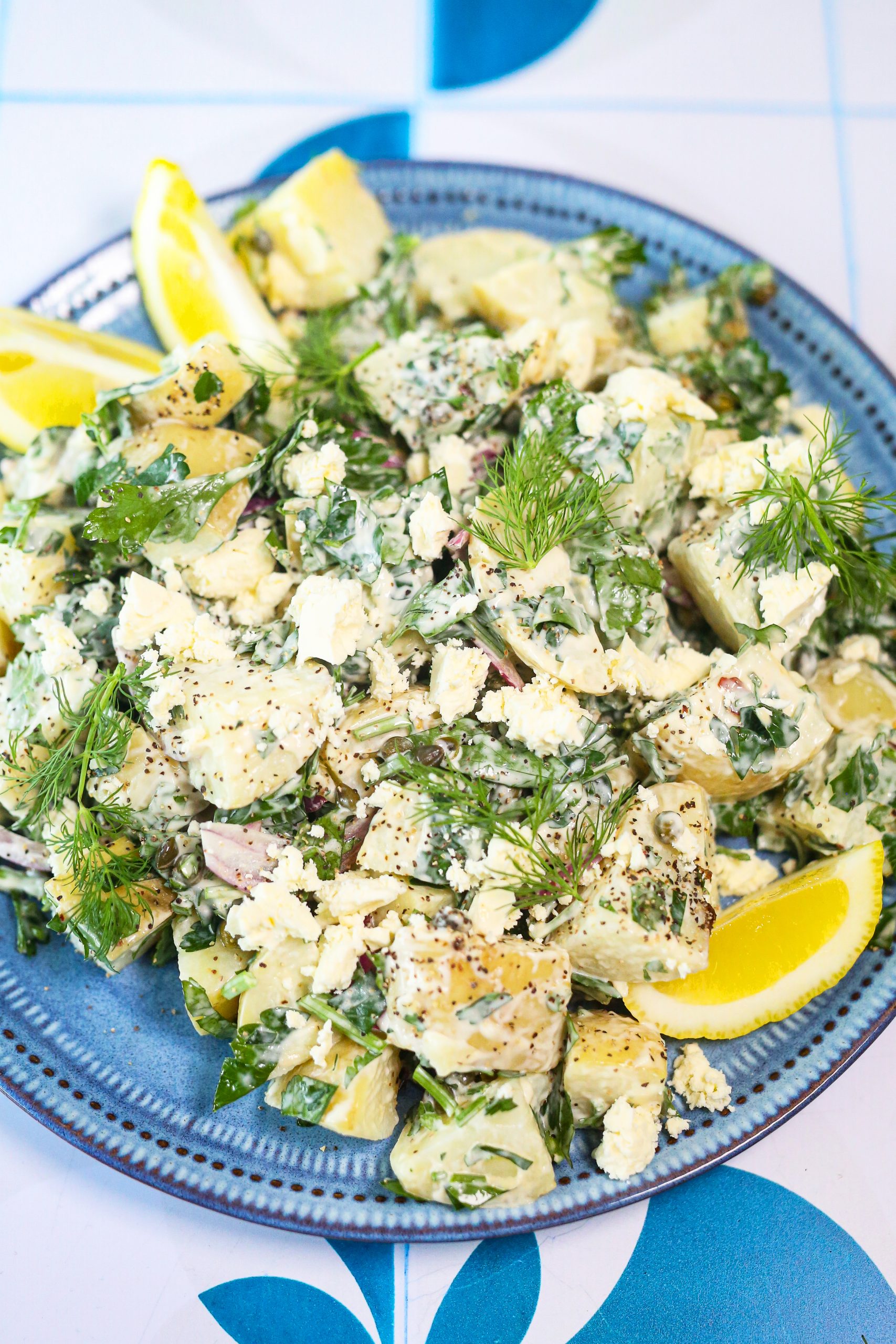 Recipe :: Greek potato salad