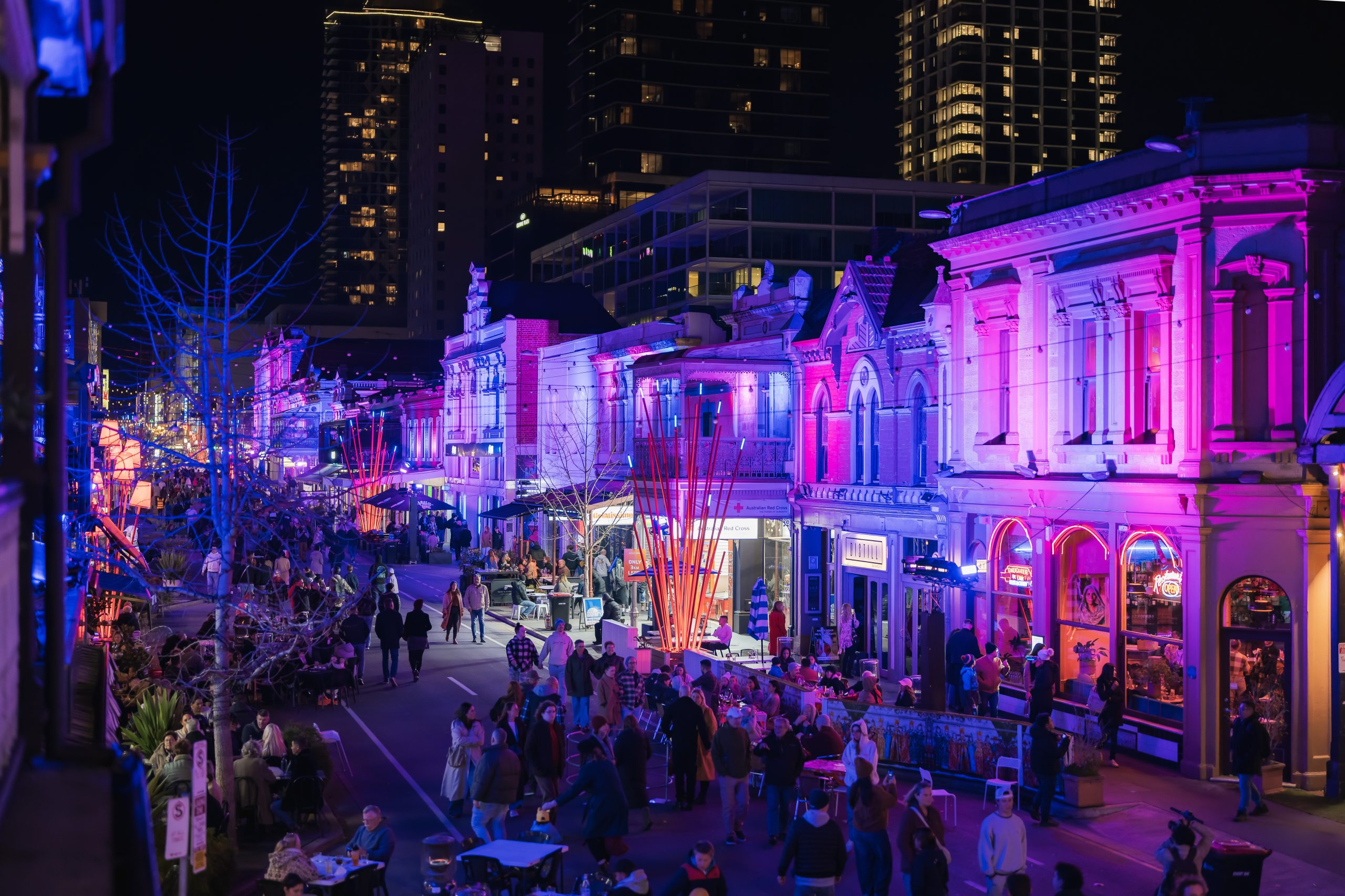 Lighting up Adelaide
